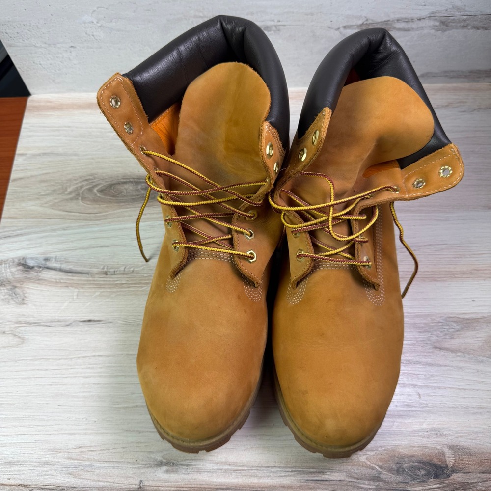 Timberland 6 Inch Premium Waterproof Boots Wheat Custom KHH Mens 12 W 31181